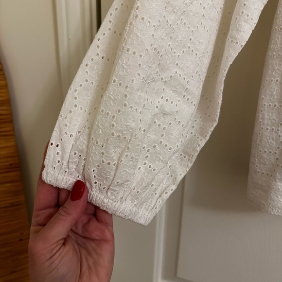 Madewell Lace Eyelet Square-Neck Top - Picture 2 of 4